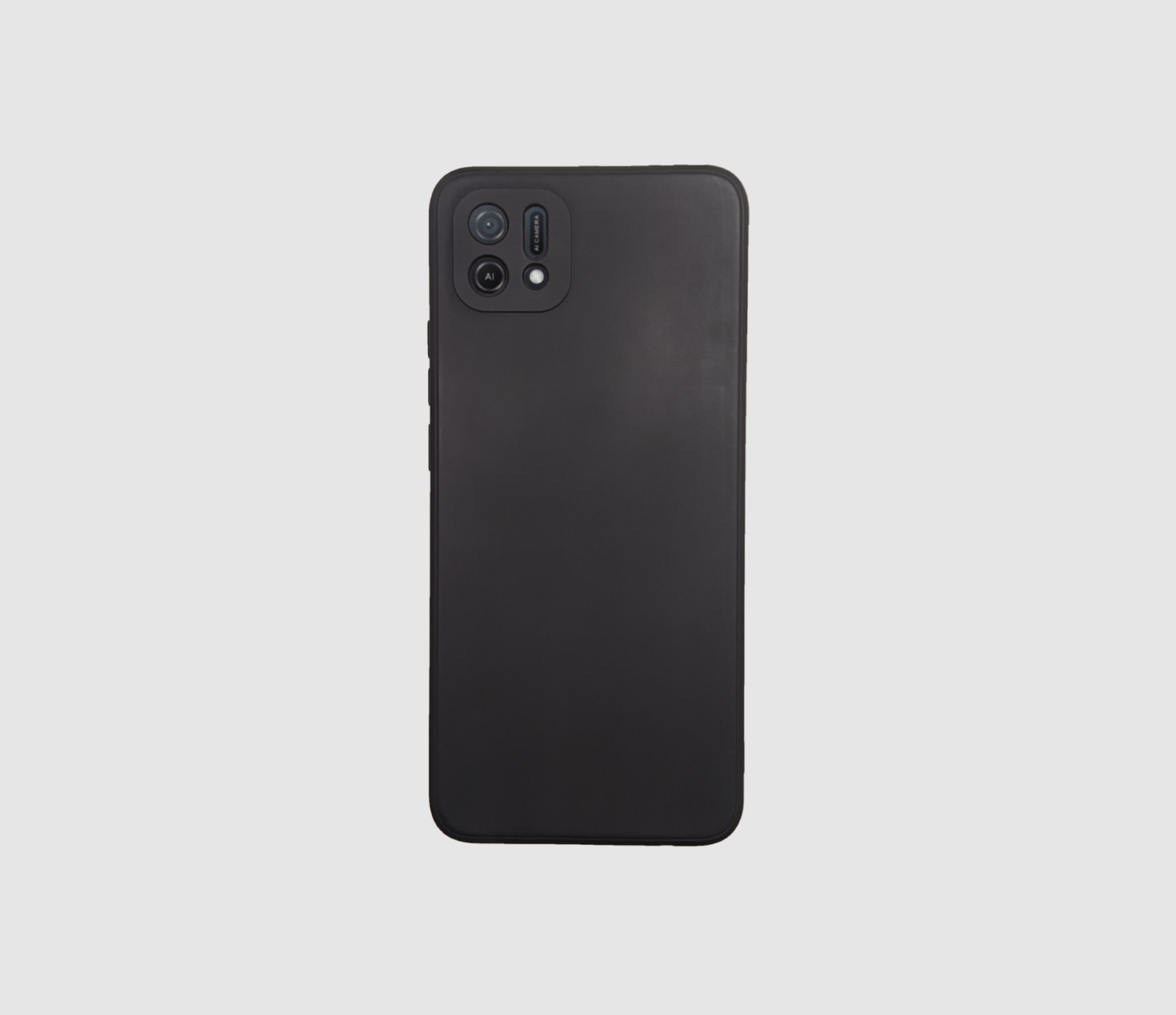 oppo-a16k-gommé-noir Oppo A16K - Coque en Silicone