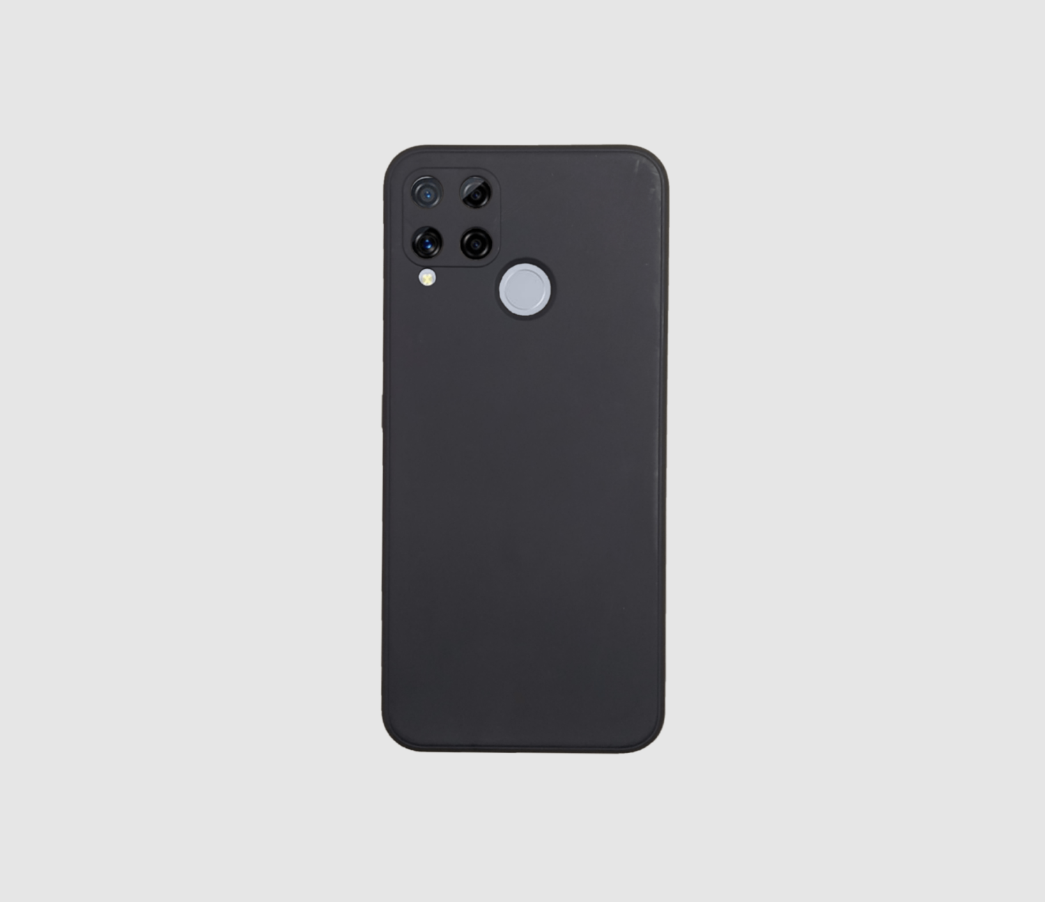 realme-c15-gommé-noir Realme C15 - Coque en Silicone
