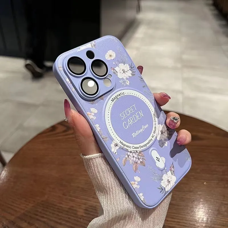 iPhone 14 Pro - Coque Magsafe Design Secret Garden