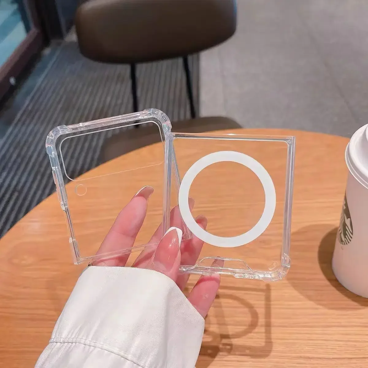 Galaxy Z Flip 3 - Coque Transparente Magsafe