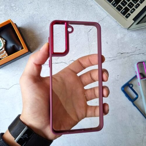 20231127_115328 Galaxy S22 Plus - Coque Transparente à Bordures mat