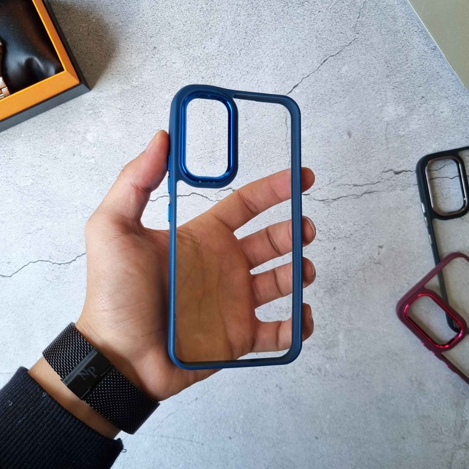 Galaxy A13 - Coque Transparente à Bordures mat