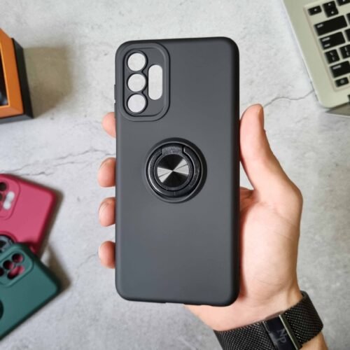 Galaxy A13 4G - Coque en Silicone avec Anneau