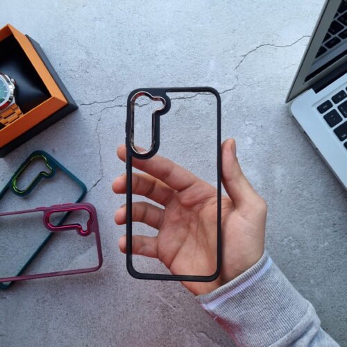 20231207_154929 Galaxy S23 Plus - Coque Transparente à Bordures mat