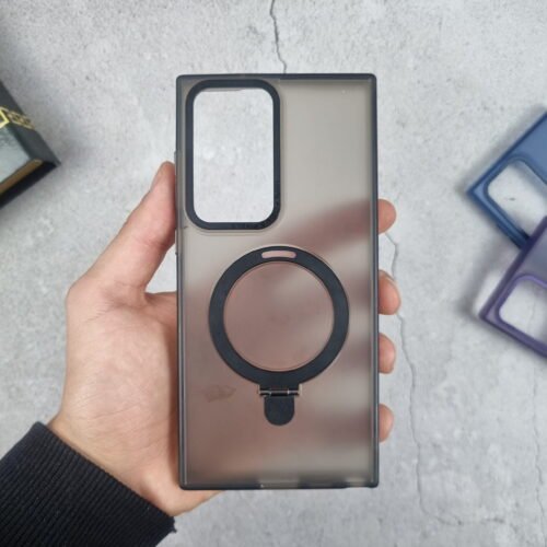 Galaxy S23 Ultra - Coque Fumée avec Support