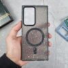 Galaxy S23 Ultra - Coque Fumée Magsafe Finition Mouchetée