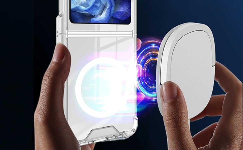 Galaxy Z Flip 5 - Coque Transparente Magsafe