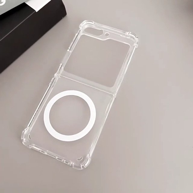 Version 1.0.0 Galaxy Z Flip 5 - Coque Transparente Magsafe