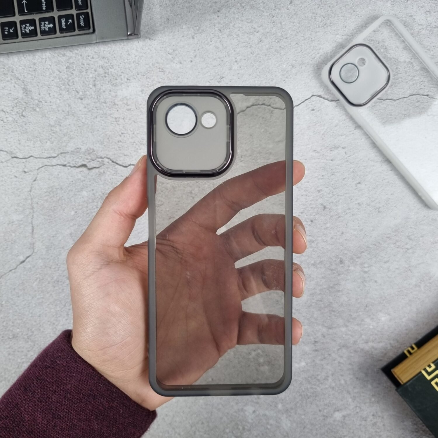 Realme C30/C30s - Coque Silicone à Dos Fumée Clear collection