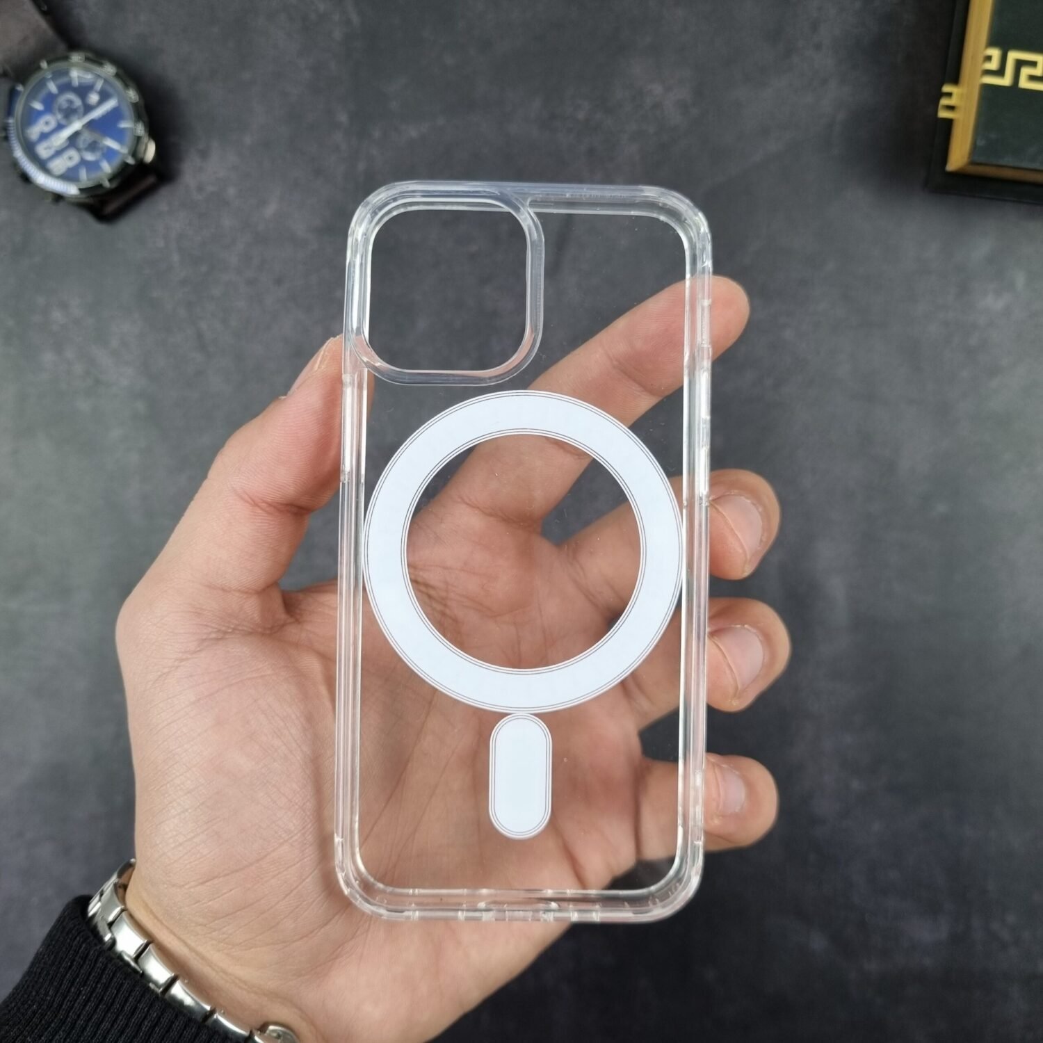 IPhone 12 Mini /13 Mini  - Coque Magsafe Transparente