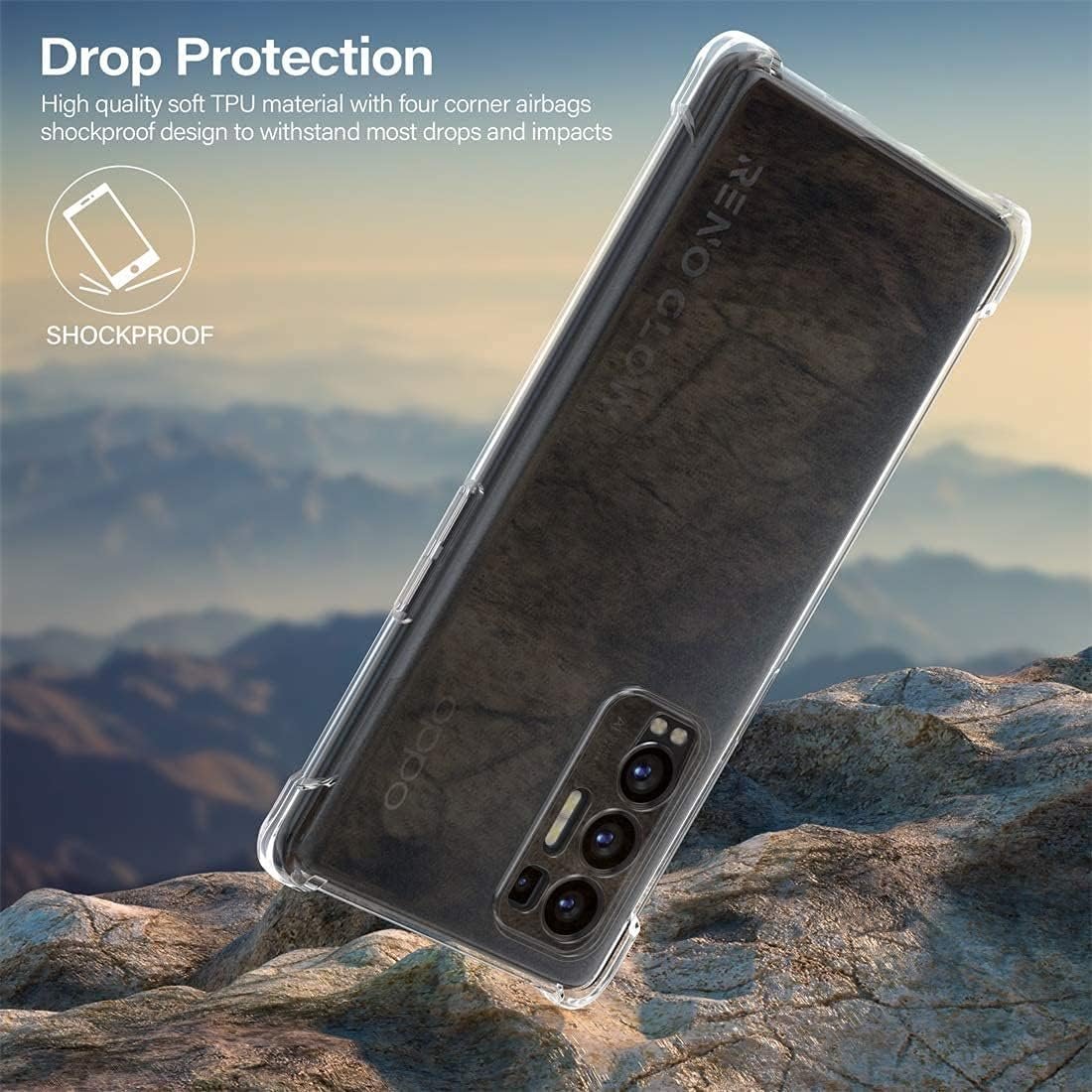 Oppo Find X3 Neo - Coque Transparente SIMEITU