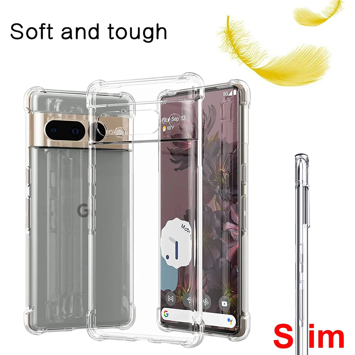Pixel 7 Pro - Coque Transparent SIMEITU