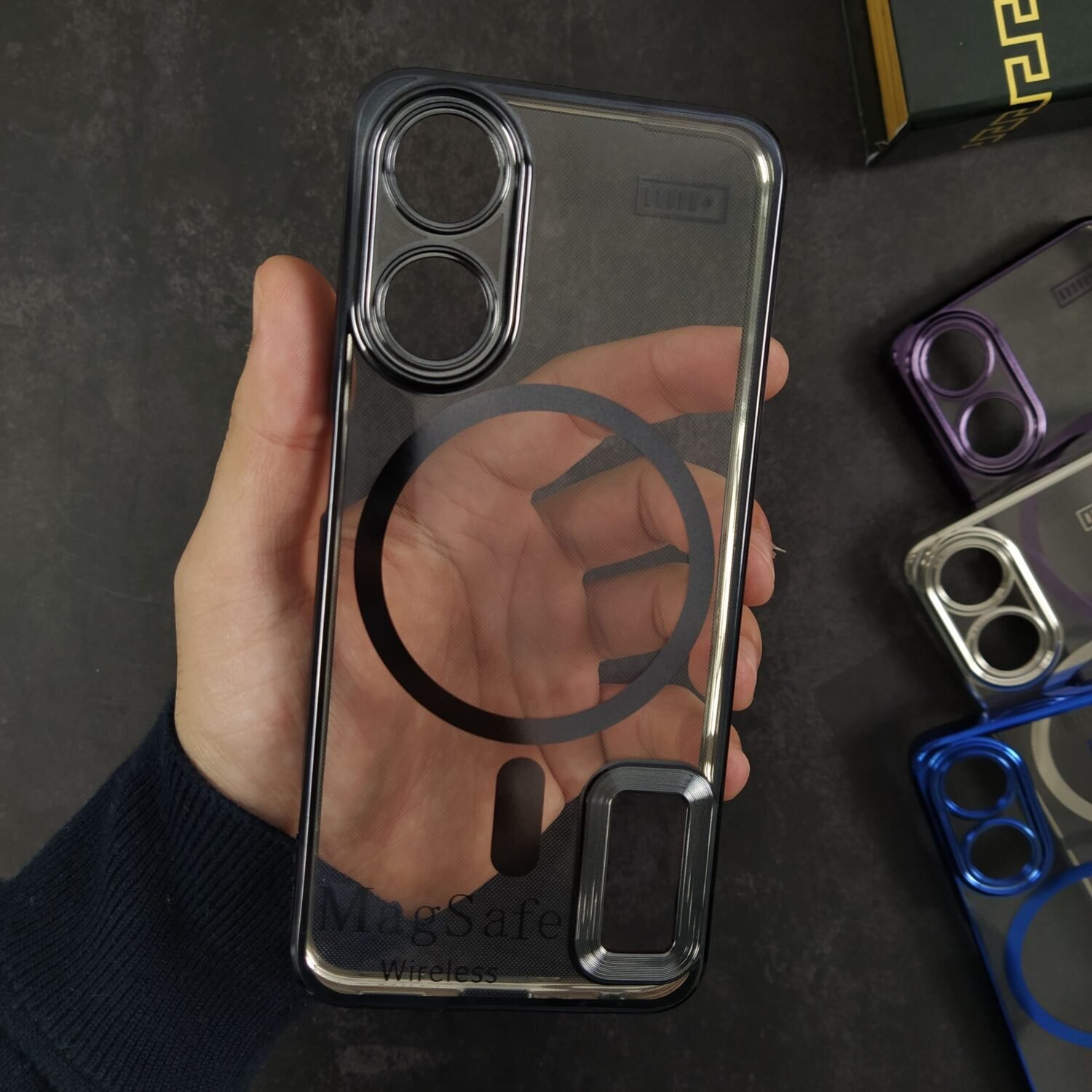 Oppo A58x / A78 5G / A97 - Coque Transparente finition Plaquée