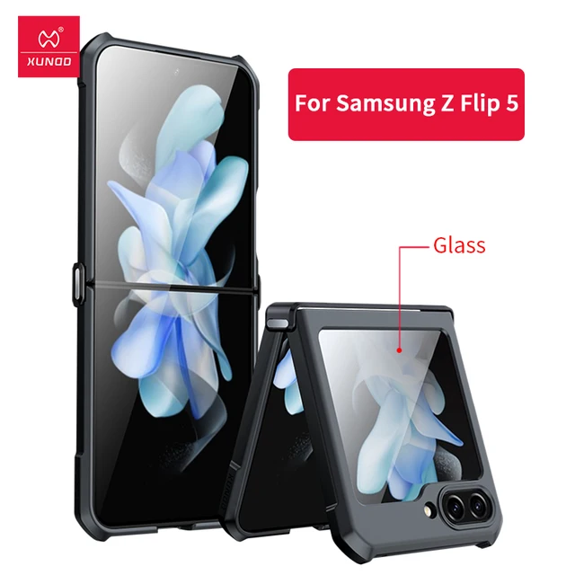 Xundd-Coque-antichoc-pour-Samsung-Galaxy-Z-Flip-5-5G-coque-arri-re-transparente-en-acrylique.jpg_640x640.jpg_ Galaxy Z Flip 5 - Coque Xundd Original