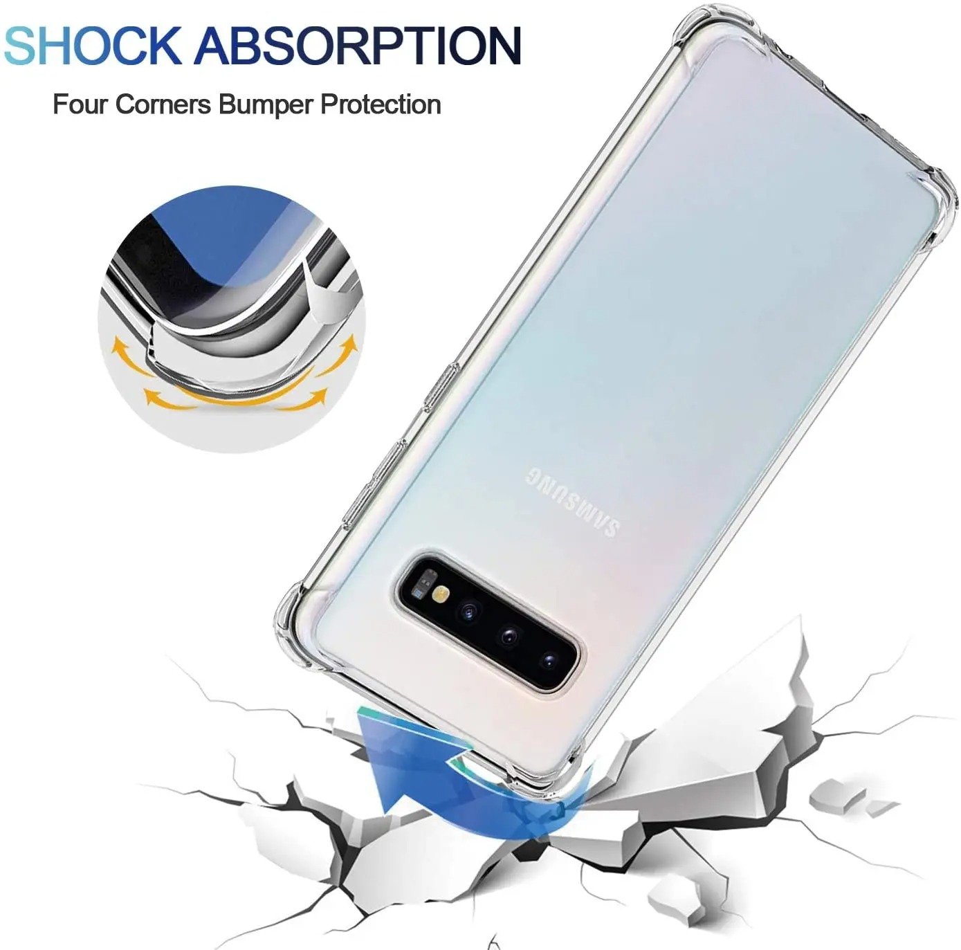 Galaxy S10 5G - Coque Transparente en TPU