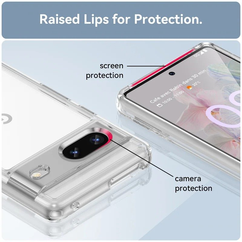 Pixel 8 - Coque Transparent SIMEITU