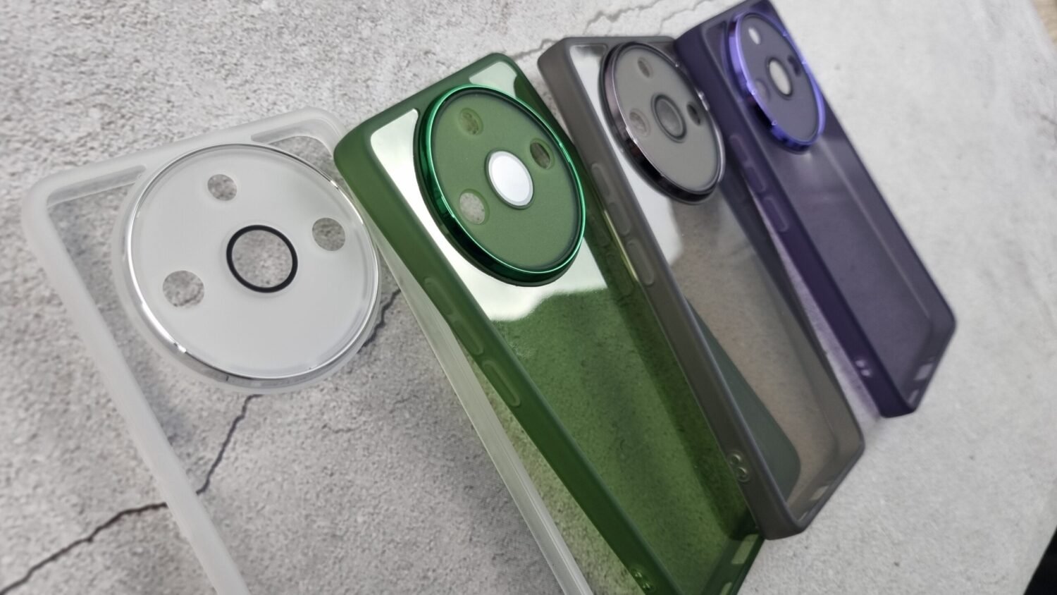 Realme 11 pro/ 11 Pro plus  - Coque Transparente en Silicone Fumé
