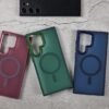 Galaxy S22 Ultra - Coque Fumée Magsafe à Bordures mat