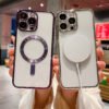 IPhone 15 Pro Max - Coque Transparente Magsafe finition Plaquée