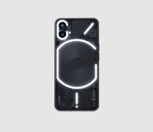 Nothing Phone (1) - Coque en Silicone Noir Originale SIMEITU