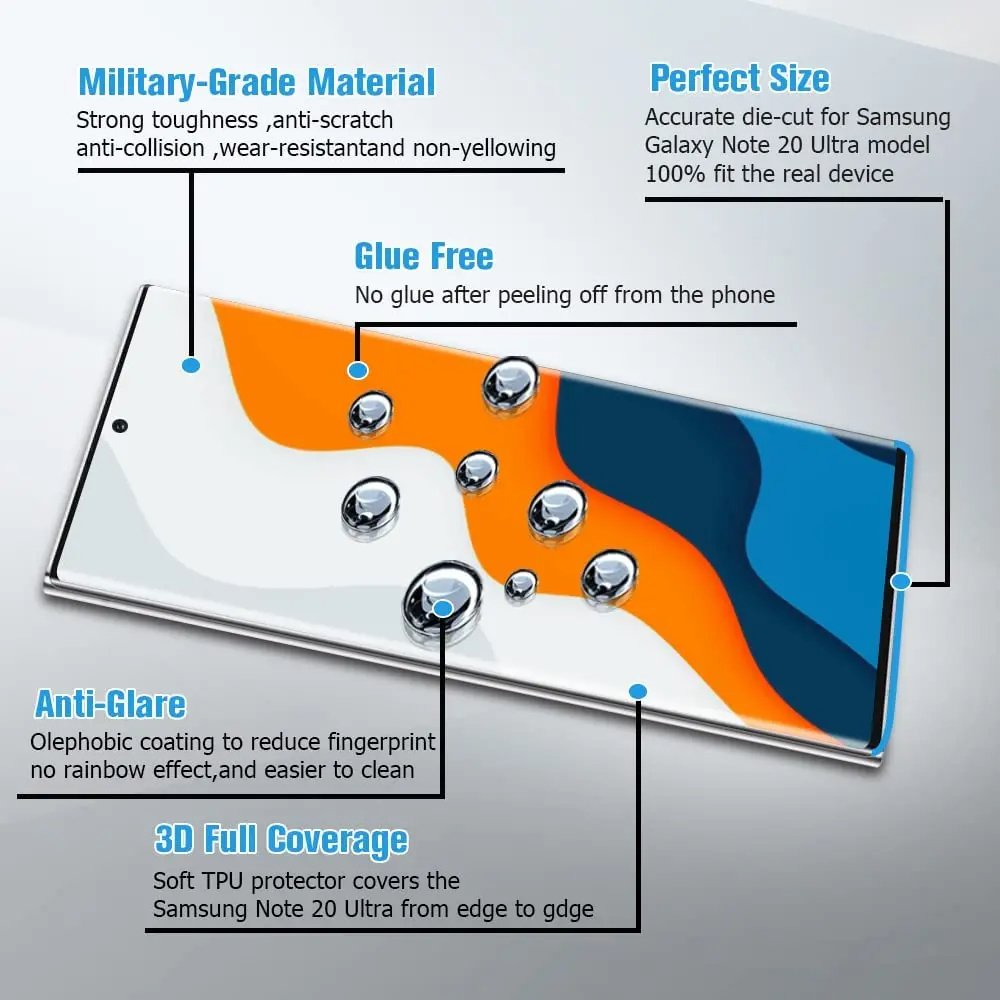 Galaxy Note 20 Ultra – Protection d'écran En Verre ( Glass )