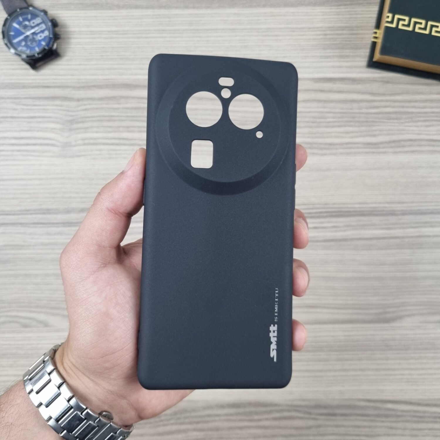 Oppo Find X6 Pro - Coque en Silicone Noir Originale SIMEITU