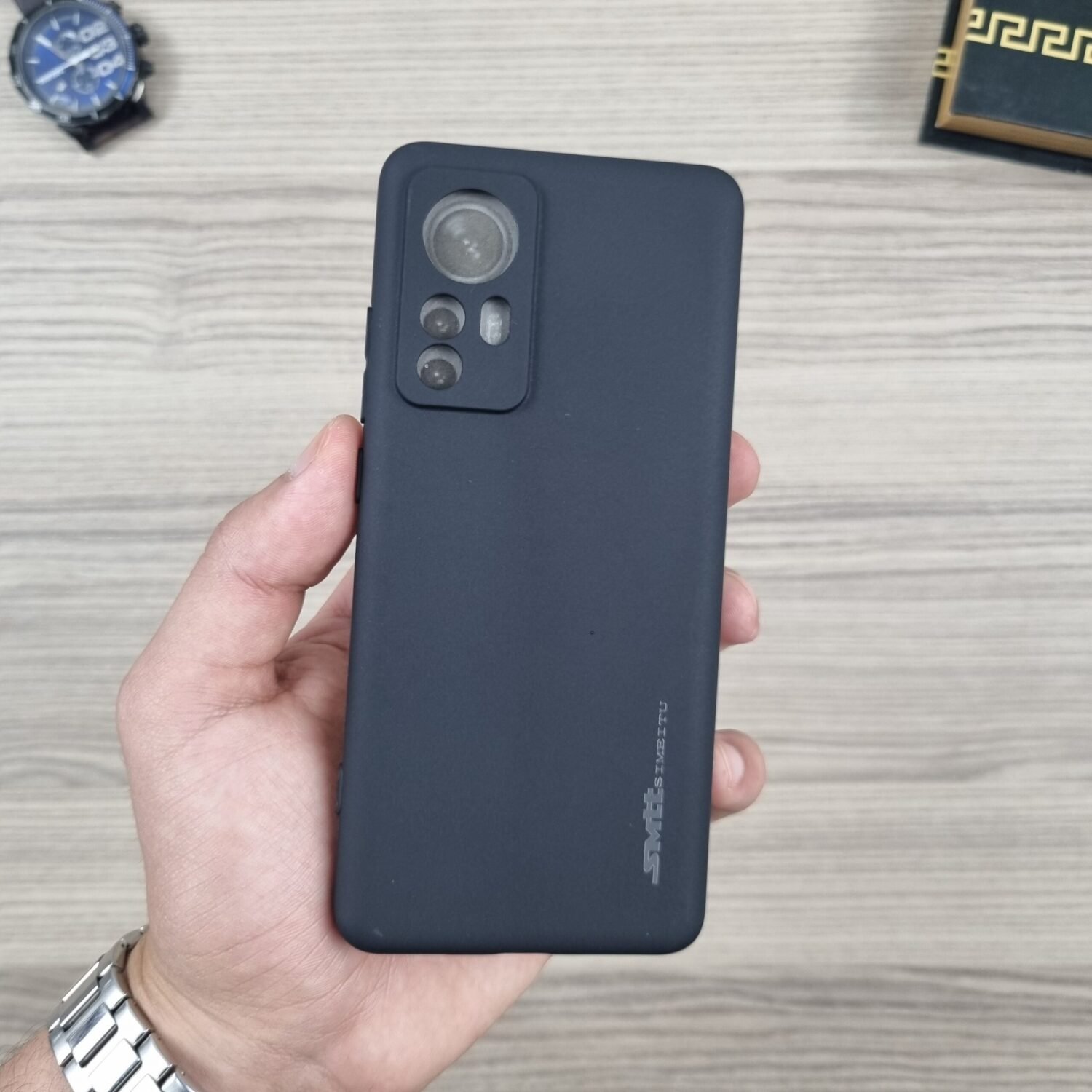 20240516_181543 Xiaomi 12 Pro / 12S Pro - Coque en Silicone Noir Originale SIMEITU