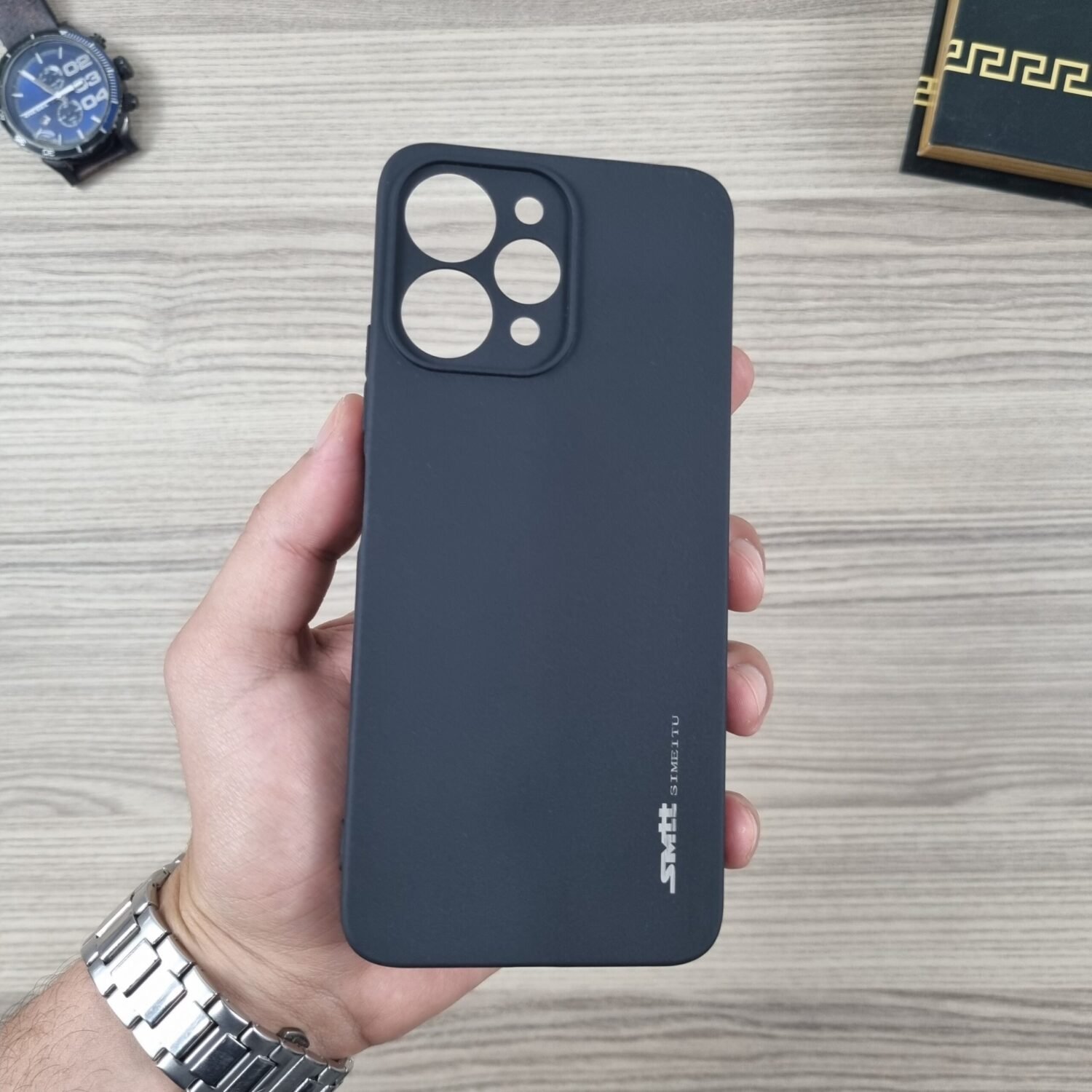 20240516_183413 Redmi 12 - Coque en Silicone Noir Originale SIMEITU