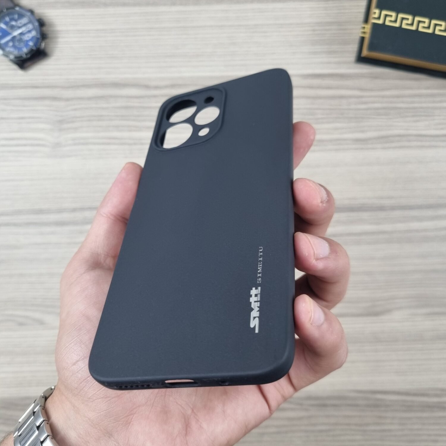 20240516_183418 Redmi 12 - Coque en Silicone Noir Originale SIMEITU