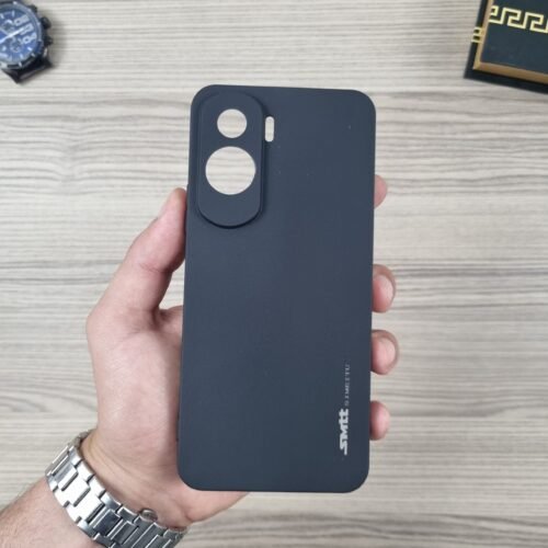 Honor 90 Lite - Coque en Silicone Noir Originale SIMEITU