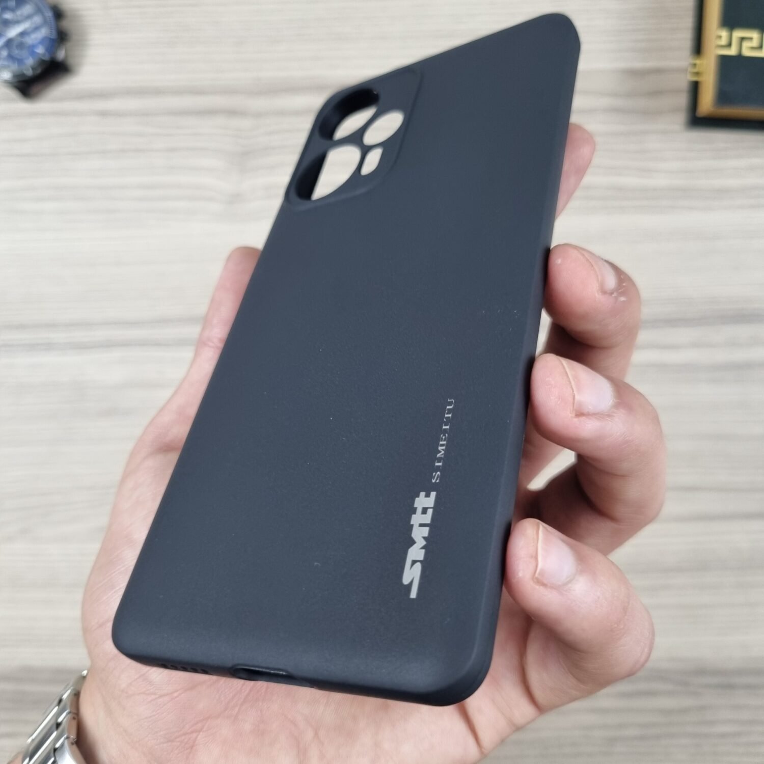 Poco F5 - Coque en Silicone Noir Originale SIMEITU
