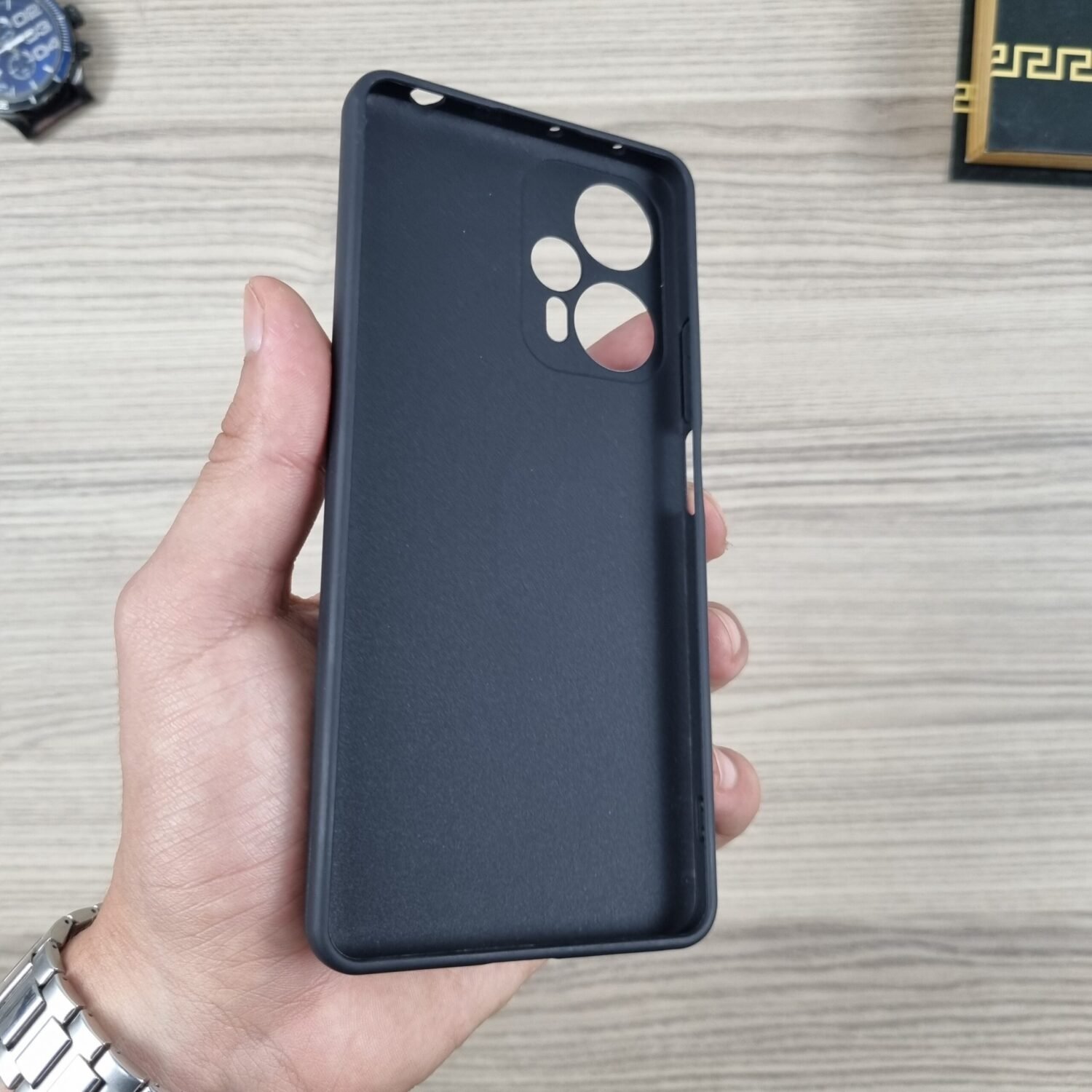 Poco F5 - Coque en Silicone Noir Originale SIMEITU