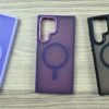 Galaxy S22 Ultra - Coque Fumée Magsafe à Bordures mat