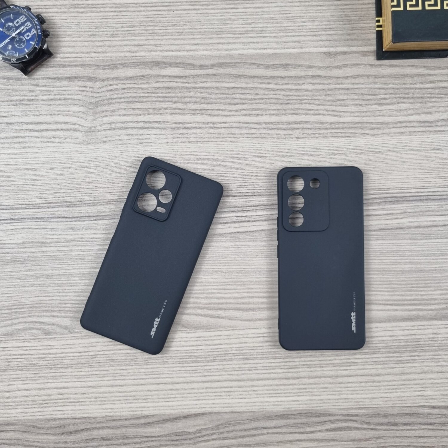Redmi Note 12 Pro Plus - Coque en Silicone Noir Originale SIMEITU