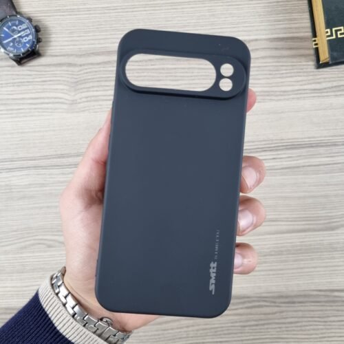 Pixel 9 Pro XL - Coque en Silicone Noir Originale SIMEITU