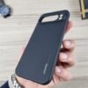 Pixel 9 Pro XL - Coque en Silicone Noir Originale SIMEITU