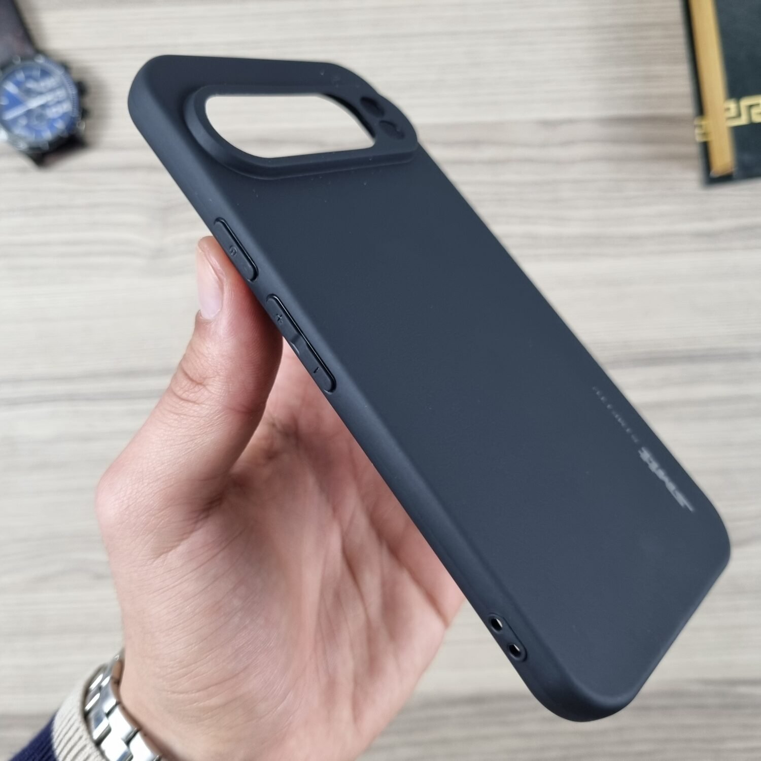 Pixel 9 Pro XL - Coque en Silicone Noir Originale SIMEITU