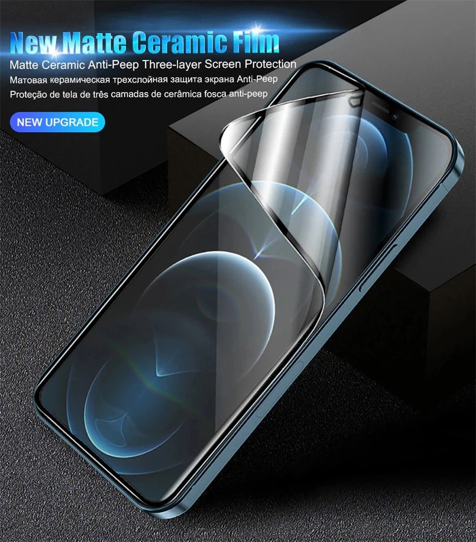 Protection d'écran En Céramique Anti-Espion