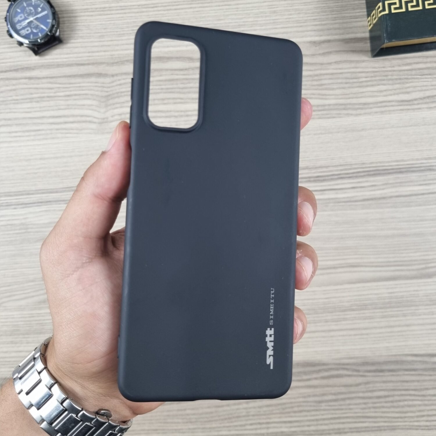 20240701_185036 Galaxy S20 Fe - Coque en Silicone Noir Originale SIMEITU