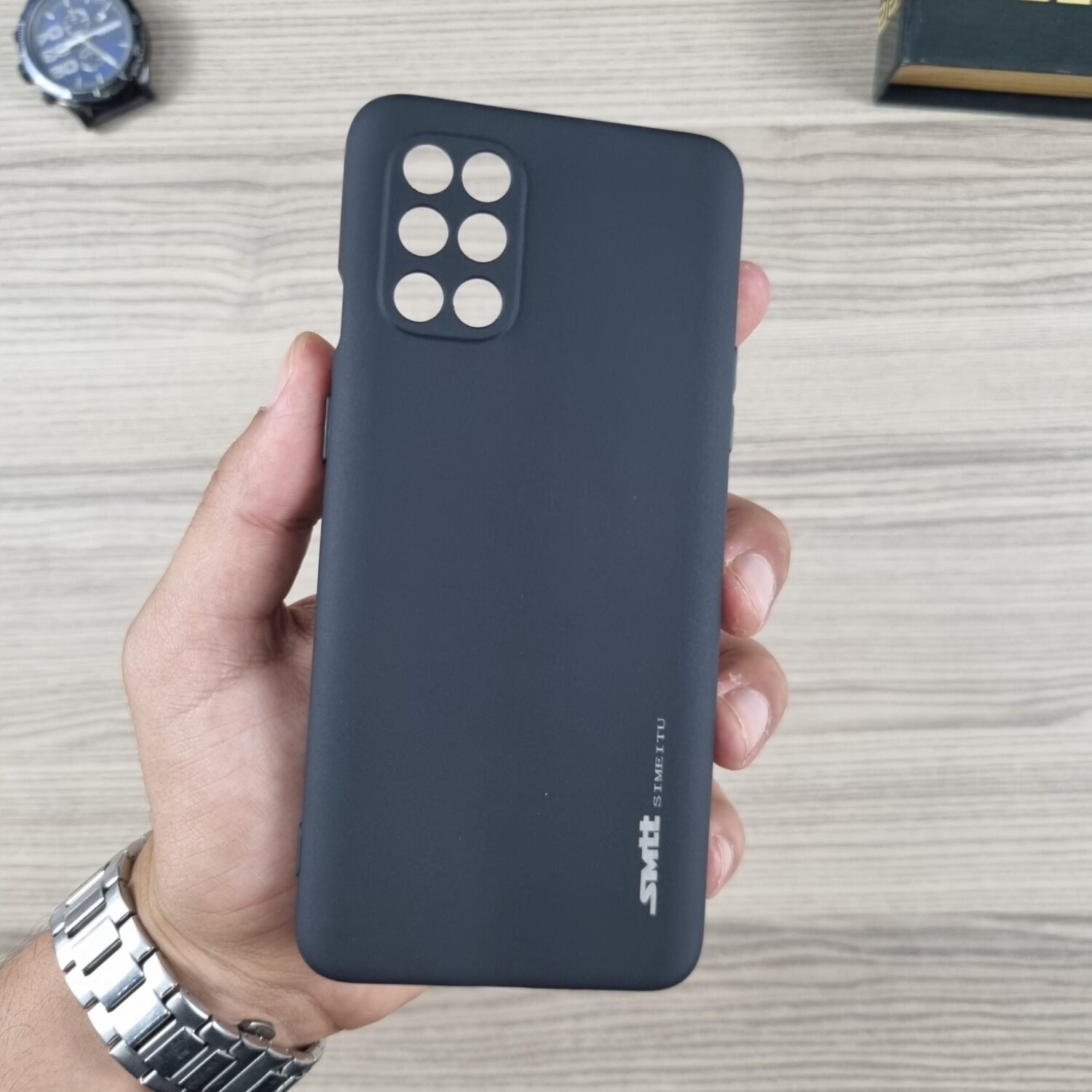 OnePlus 8T/ 9R - Coque en Silicone Noir Originale SIMEITU