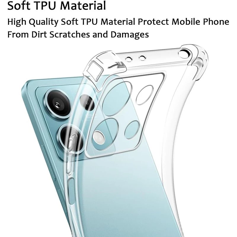Redmi Note 13 Pro 4g - Coque Transparente SIMEITU
