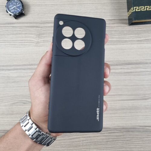 OnePlus 12R - Coque en Silicone Noir Originale SIMEITU
