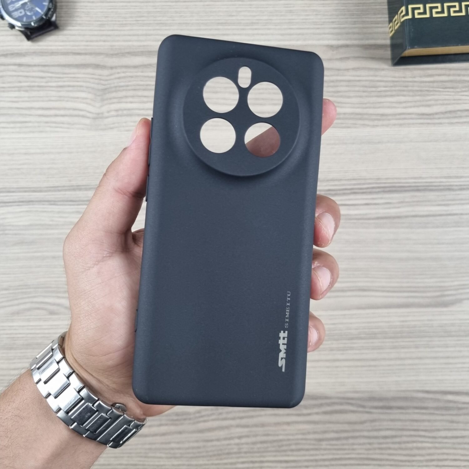 Realme GT5 Pro - Coque en Silicone Noir Originale SIMEITU