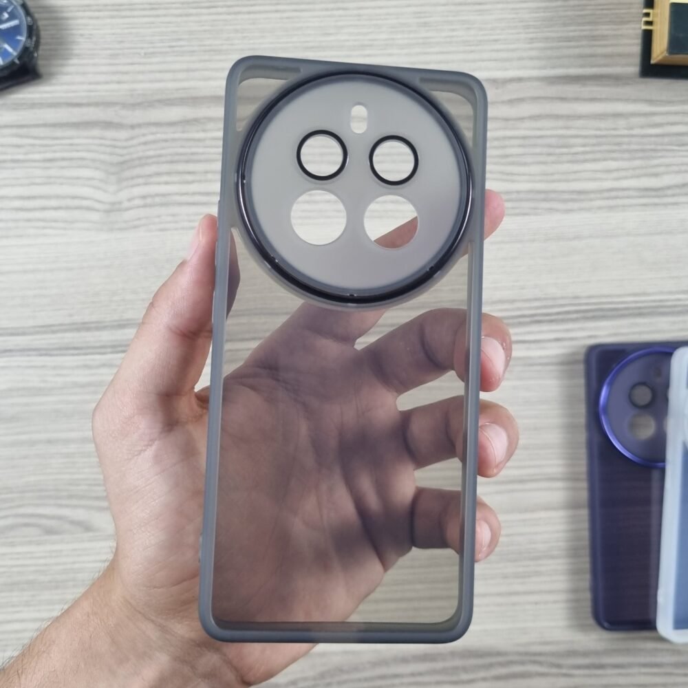 Realme 12 pro | 12 Pro plus  - Coque Transparente en Silicone Fumé