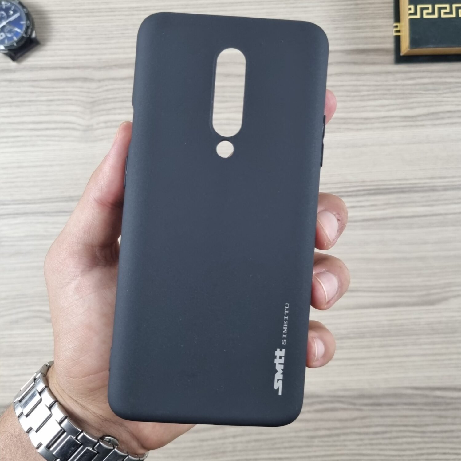 OnePlus 7 Pro - Coque en Silicone Noir Originale SIMEITU