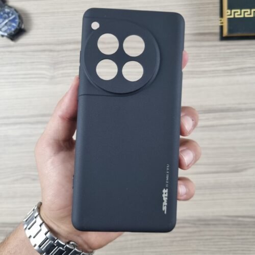 OnePlus 12 - Coque en Silicone Noir Originale SIMEITU