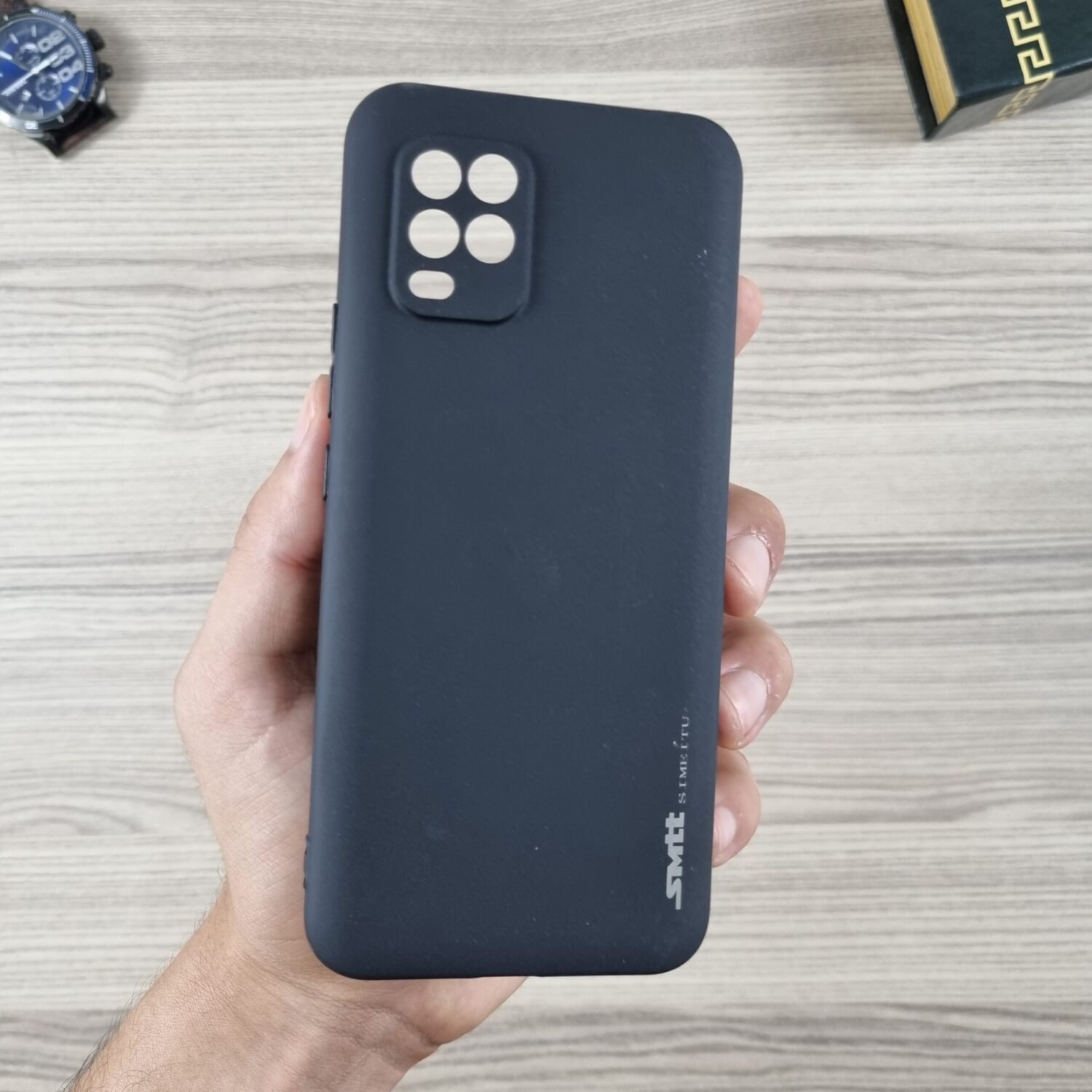 Xiaomi MI 10 Lite - Coque en Silicone Noir Originale SIMEITU