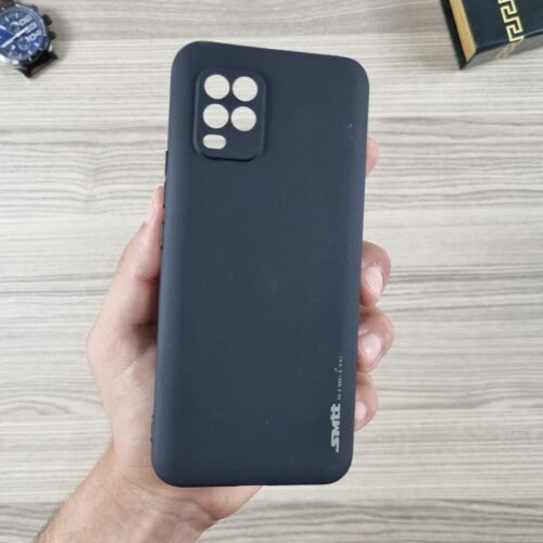Xiaomi MI 10 Lite - Coque en Silicone Noir Originale SIMEITU