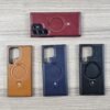 20240814_124646 Galaxy S22 Ultra - Coque Luxueuse en Cuir Pu Avec Anneau de Support Magnétique