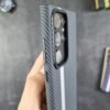 Galaxy S23 Ultra - Coque Magnétique effet Fibre de Carbone